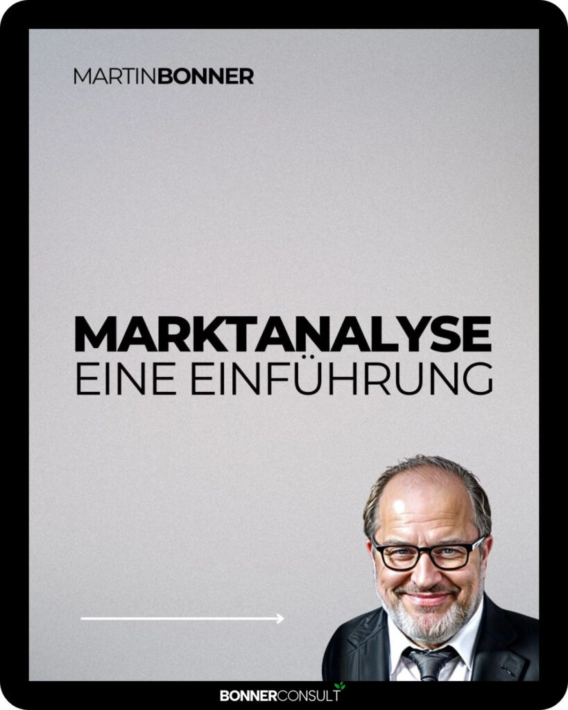 Marktanalyse – eine Einführung für Ihren Marktvorsprung by Martin Bonner and BONNERCONSULT - Marktmonitor™